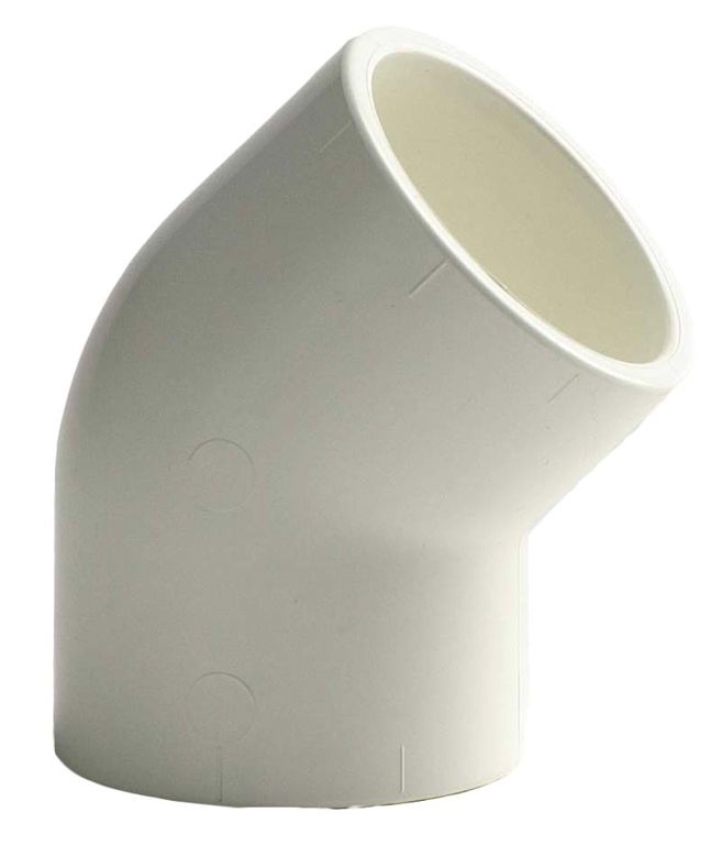 wit pvc knie 45° 75mm 16bar