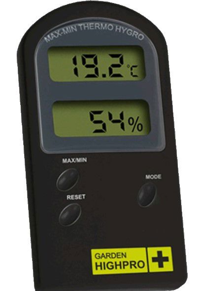 thermo/hygrometer dig zw min/max 0-50°C