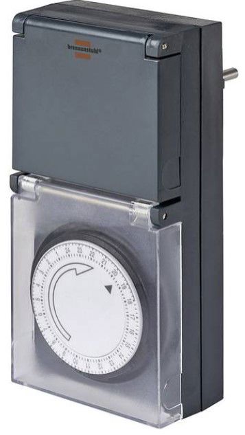 schakelklok 15m/24u analoog wandcontactd