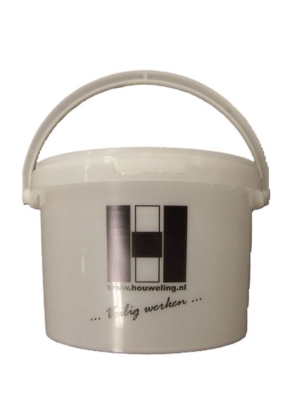 emmer+deksel tbv halfgelaatsmasker wit