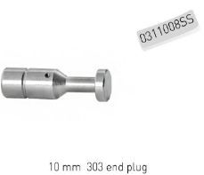 rvs fitting eind plug (m) 10mm