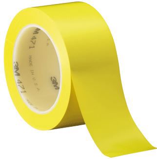 tape zelfklevend geel 50mm 33m/rol