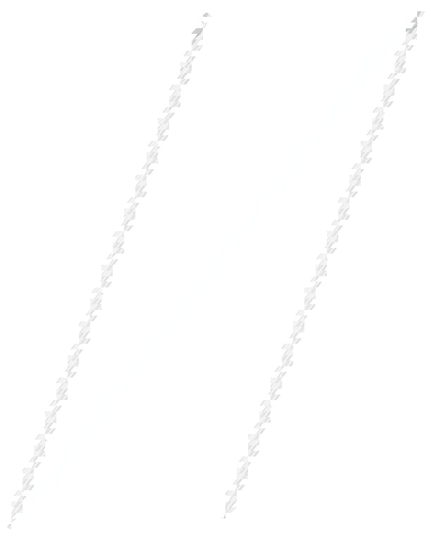 kruispiket AM 40cm wit 2ink.