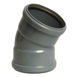 riool bocht 30° 125mm mn