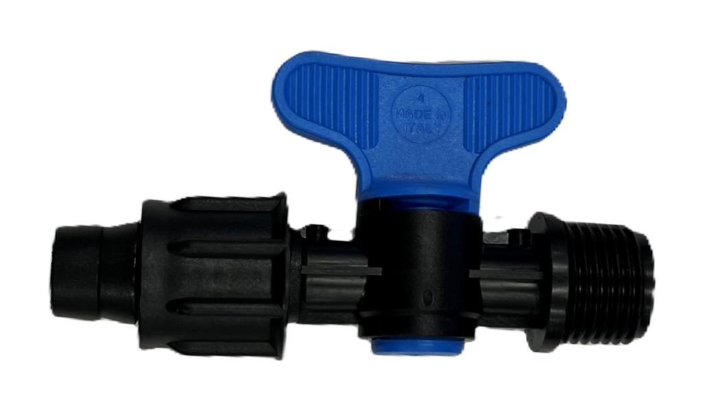 pp tape schroef kogelkraan 17mm x 1/2"bu