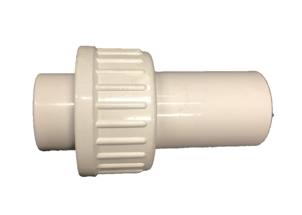 wit pvc 2/3 kopp recht 32 x 1¼"bi