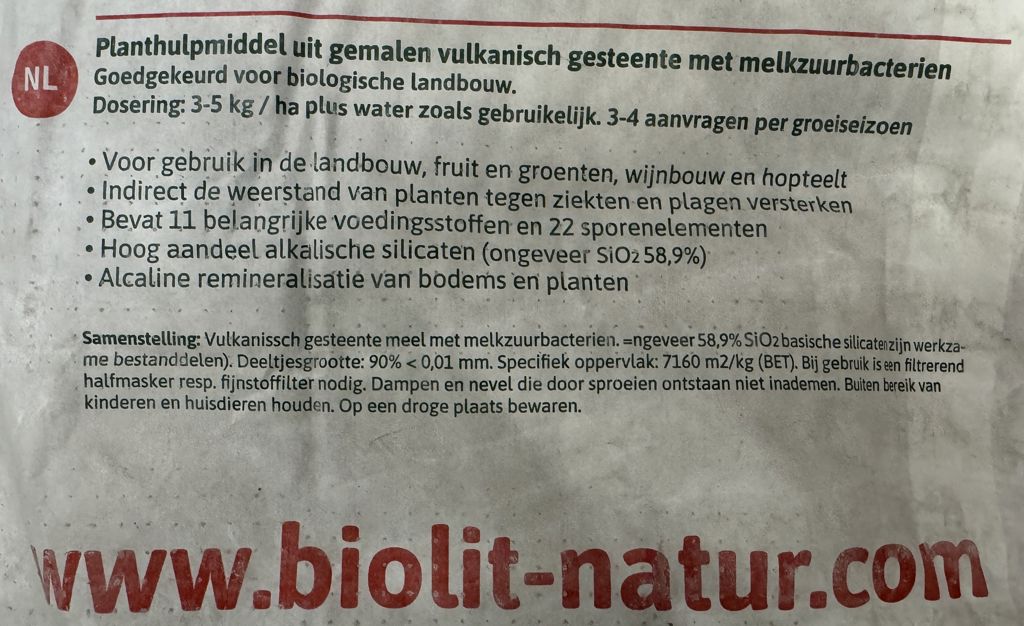 BioLit Ultra + EM, steenmeel 12,5kg/zak