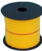 Signaalrol dun geel 15cm 100m/rol 8/ds