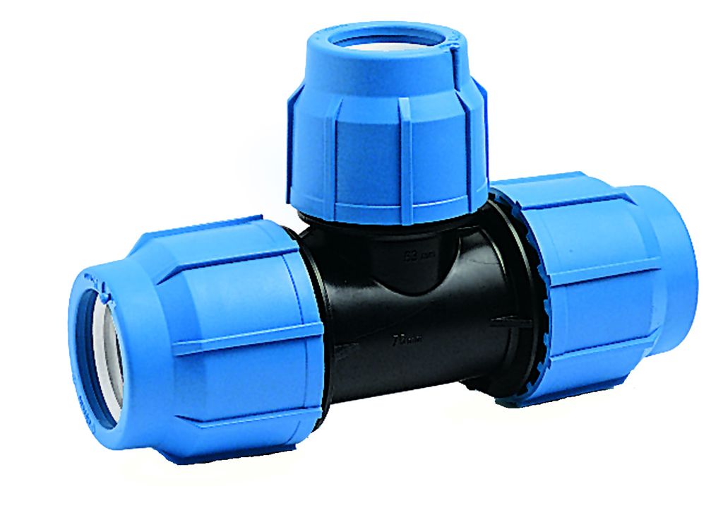 pe T-stuk kiwa 50x32x50