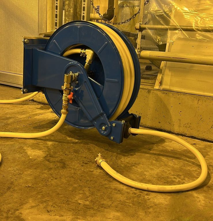 veerhaspel rvs incl. 25m tricoflex ¾"