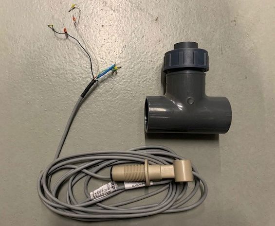 EC-elektrode ind. 0-10incl PT100 5m/kabe