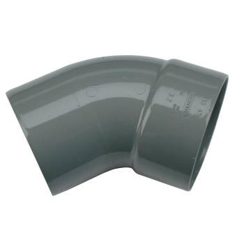 riool bocht 45° 75mm lijm-spie