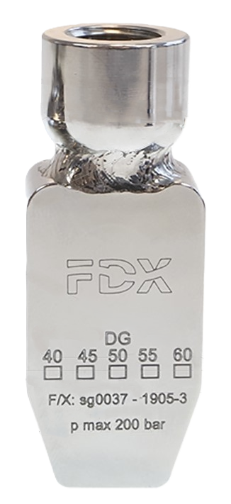 vuilvrees/oscillerende nozzle 30° 040