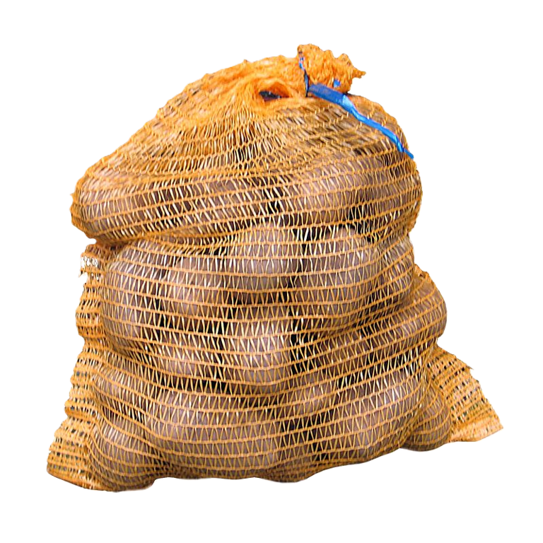 netzak 62x80cm koord geel 2000/baal