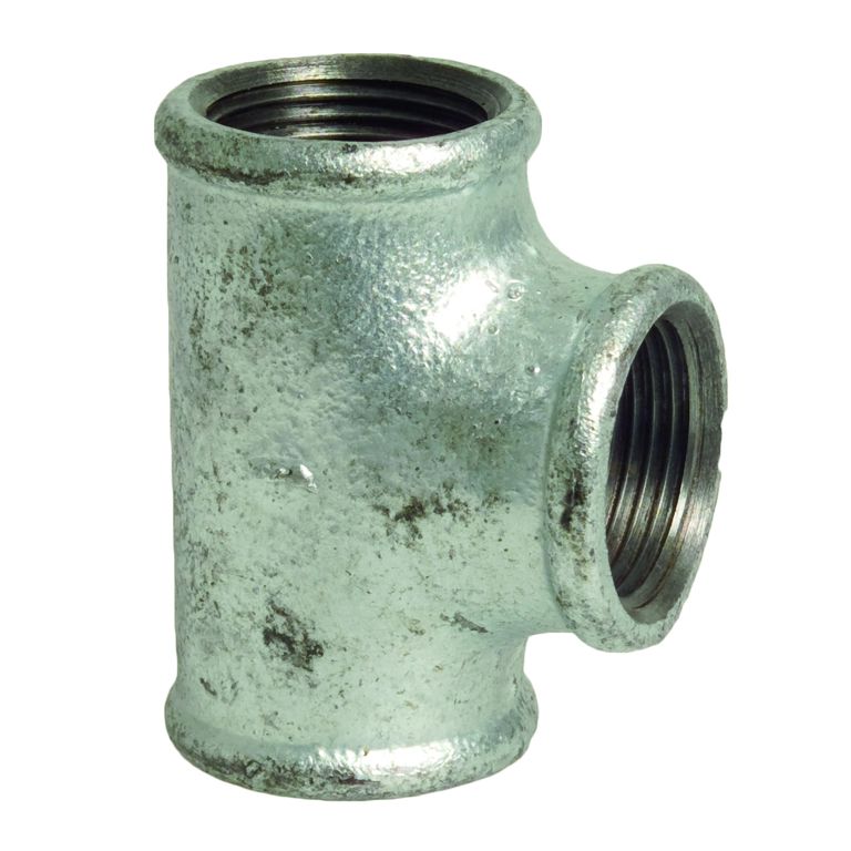 galv T-stuk 1"x½"x1"