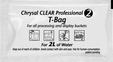 Chrysal cl.prof.2 t-bag 800st.