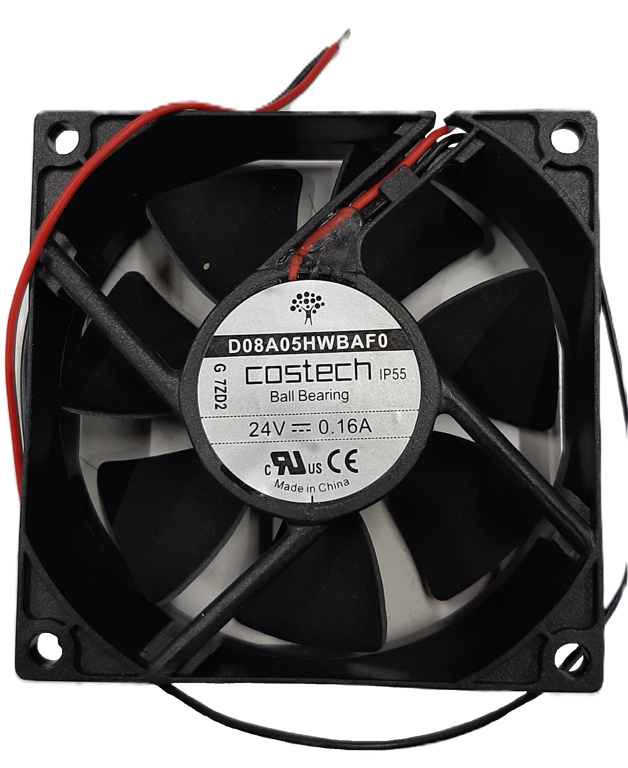 ventilator 24VDC 80x80x25mm tbv B'misty