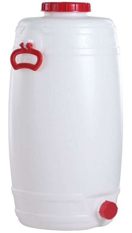 vat kunststof GRAF wit 50L 73,5x33cm