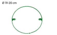 plantensteunring 20cm 8-10mm 200/doos