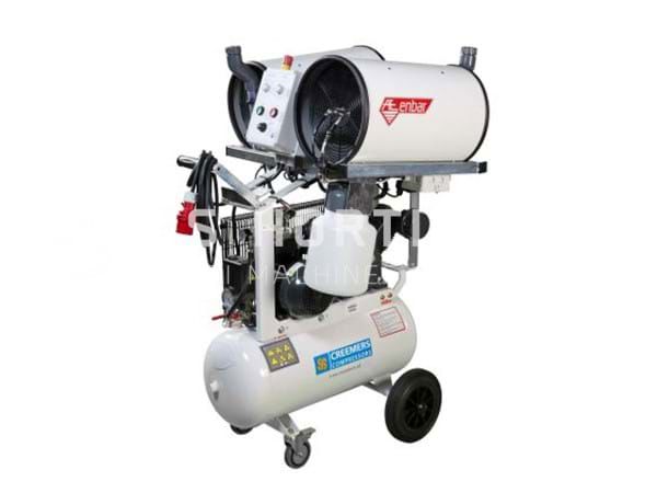 Enbar mobiel dubbel 400V incl compressor