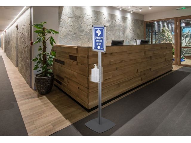 Handhygiëne infostand OPUS 2