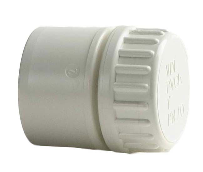 wit pvc eindset 32x1"