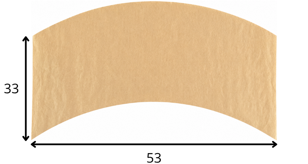 tulpenpapier bruinkraft 33x53cm 10kg/pak
