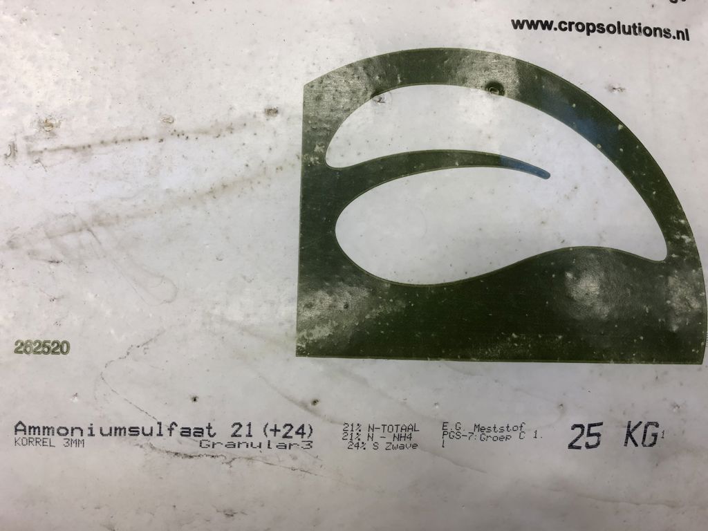 ammoniumsulfaat korrel/strooi 25kg