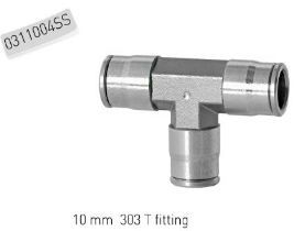 rvs 303 fitting 10mm T