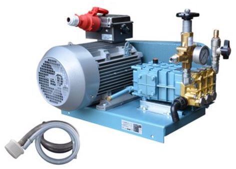 plunjerpomp met elektromotor 36L-110bar