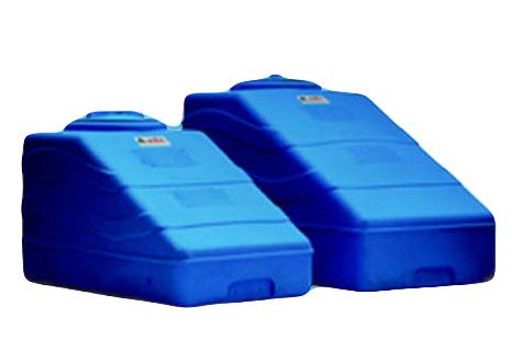 vloeistoftank zolder 500 liter blauw