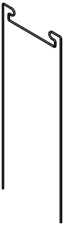 pioen-touw-steun 700x200x6mm 2 oortjes