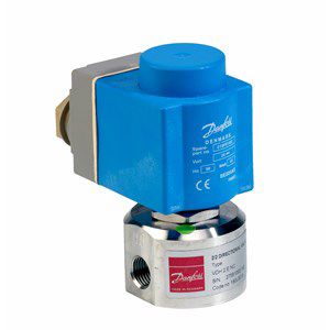 rvs elek. kraan VDHT2/2 ¼" Danfoss