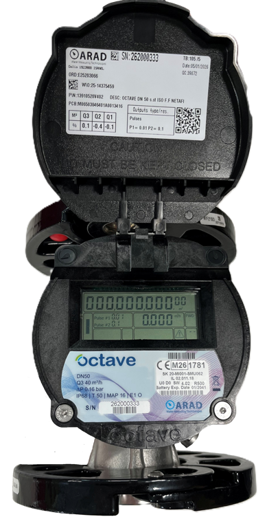 Arad Octave RVS 2”-50m³/h 1p/10/100L