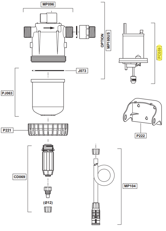 Dosatron motor D45 3%