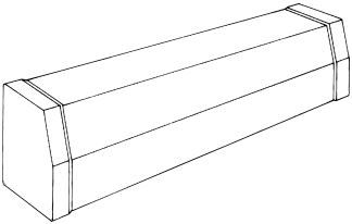 overgangsstuk kunstst kabelgoot 150mm 2m