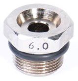 rondstraaltip 6,0mm bu.dr. M15 vernikk.