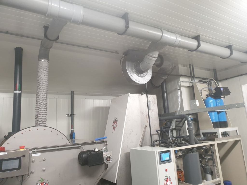 ruimte afzuiging incl. schakelkast