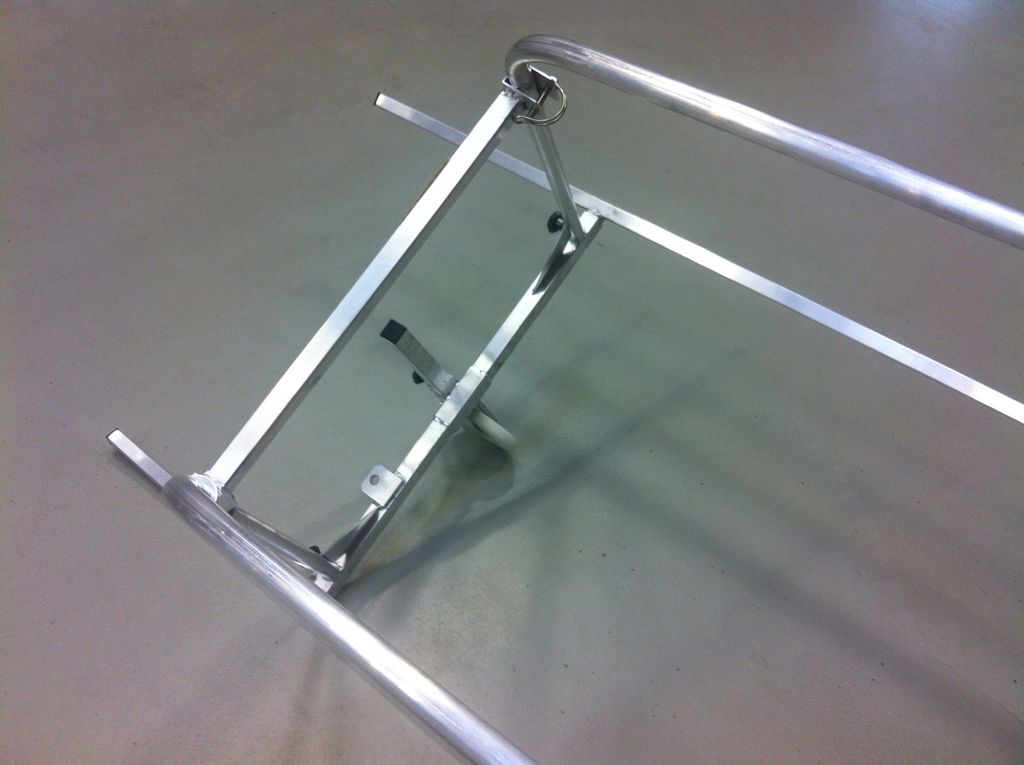 gootrollator alu 2 wiel  270x85x90cm
