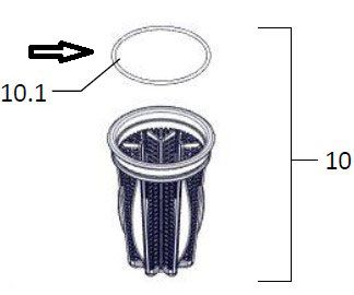 O-ring vuilvang Mini Sigma 2-3-4"