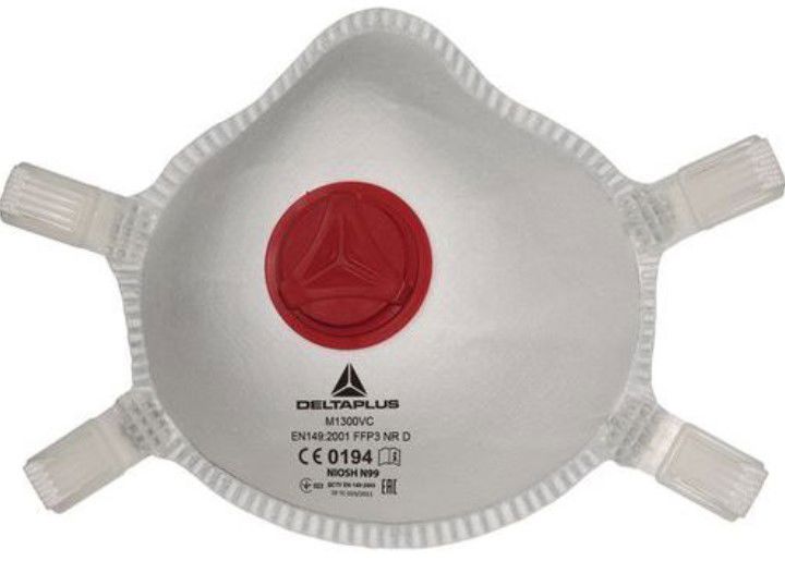 stofmasker M1300VC FFP3 met ventiel 5/ds