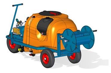 Haspel 450 ½" recht gemont. op Atlanta