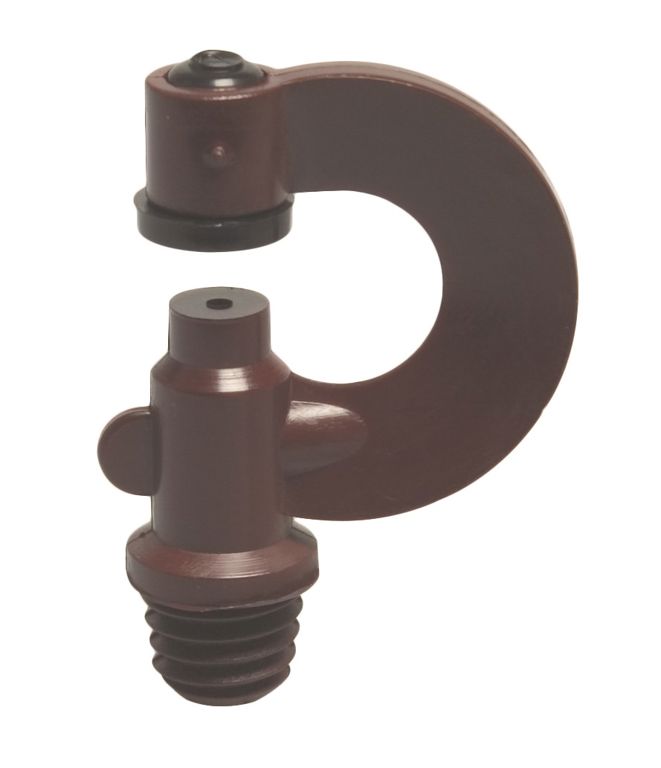 nylon boogsproeier bruin 3/8ww 1,55L/m