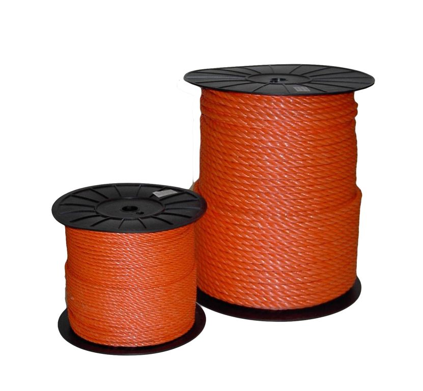 touw gesl. pp oranje 8mm 220m