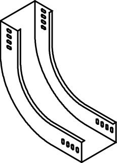 stijgstuk tbv kabelgoot 120mm