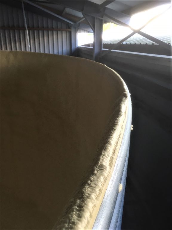 isoleren silowand met 60mm PU per m²