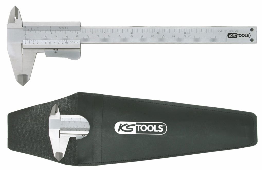 schuifmaat in foedraal 0-150mm analoog