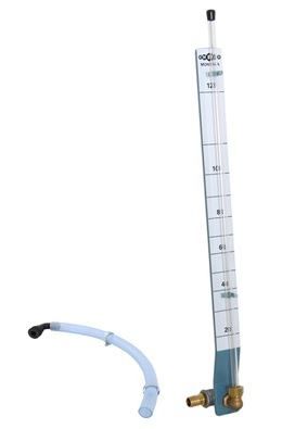 peilglas 120L gemonteerd