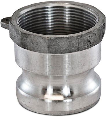 rvs koppeling kamlock V-deel A ½" bi