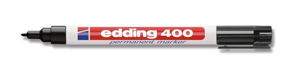 stift edding 400 fijn 1mm zwart per stuk